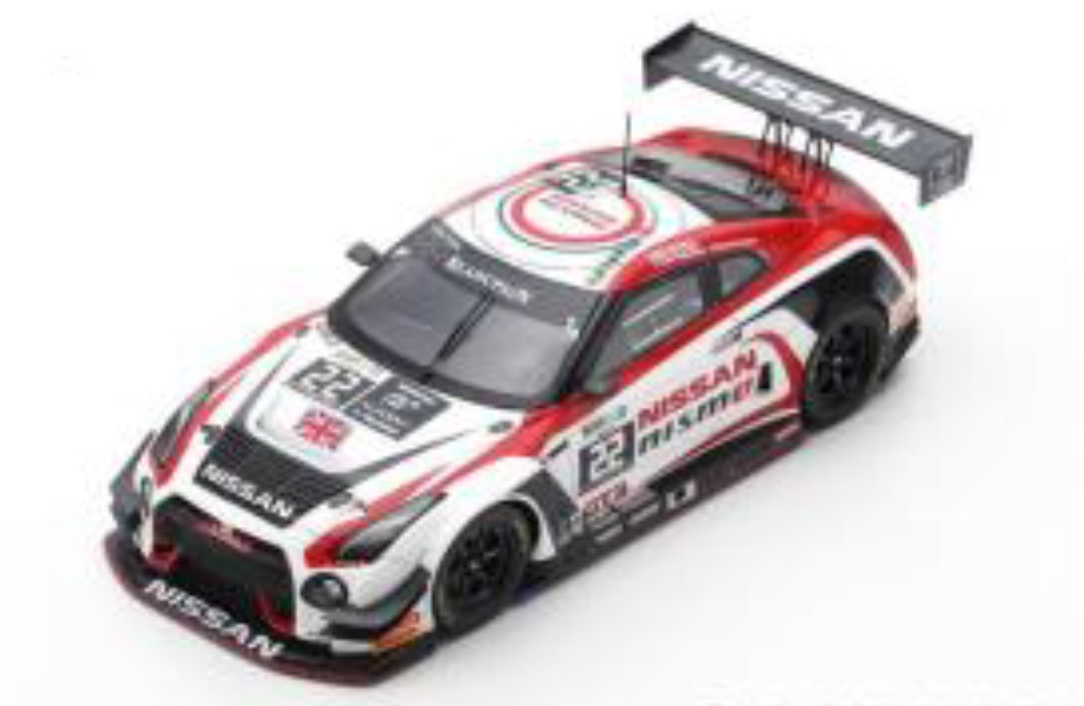 ミニカー　SPARK(スパーク) レジンモデル 1/43　SB180　ニッサン Nissan GT-R Nismo GT3 No.22 Nissan GT Academy Team RJN 24H SPA 2016 R. Sanchez M. Simmons R. Sarazin S. Walkinshaw Limited 300　9580006721808