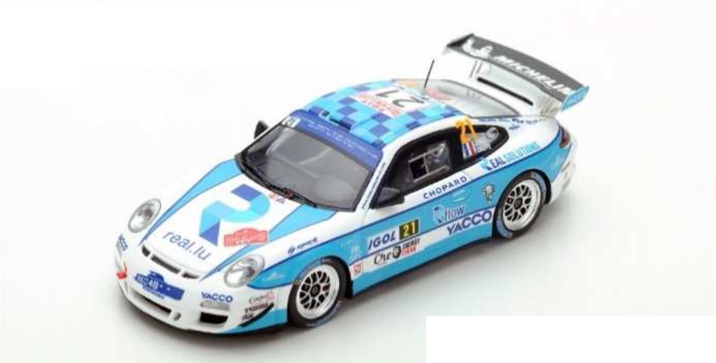 予約品　11月頃　ミニカー　SPARK(スパーク)  レジンモデル 1/43　SF115　Porsche 997 GT3 RS No.21 WRC 2017　R. Dumas - P. Chiappe　Limited 500pcs　9580006731159