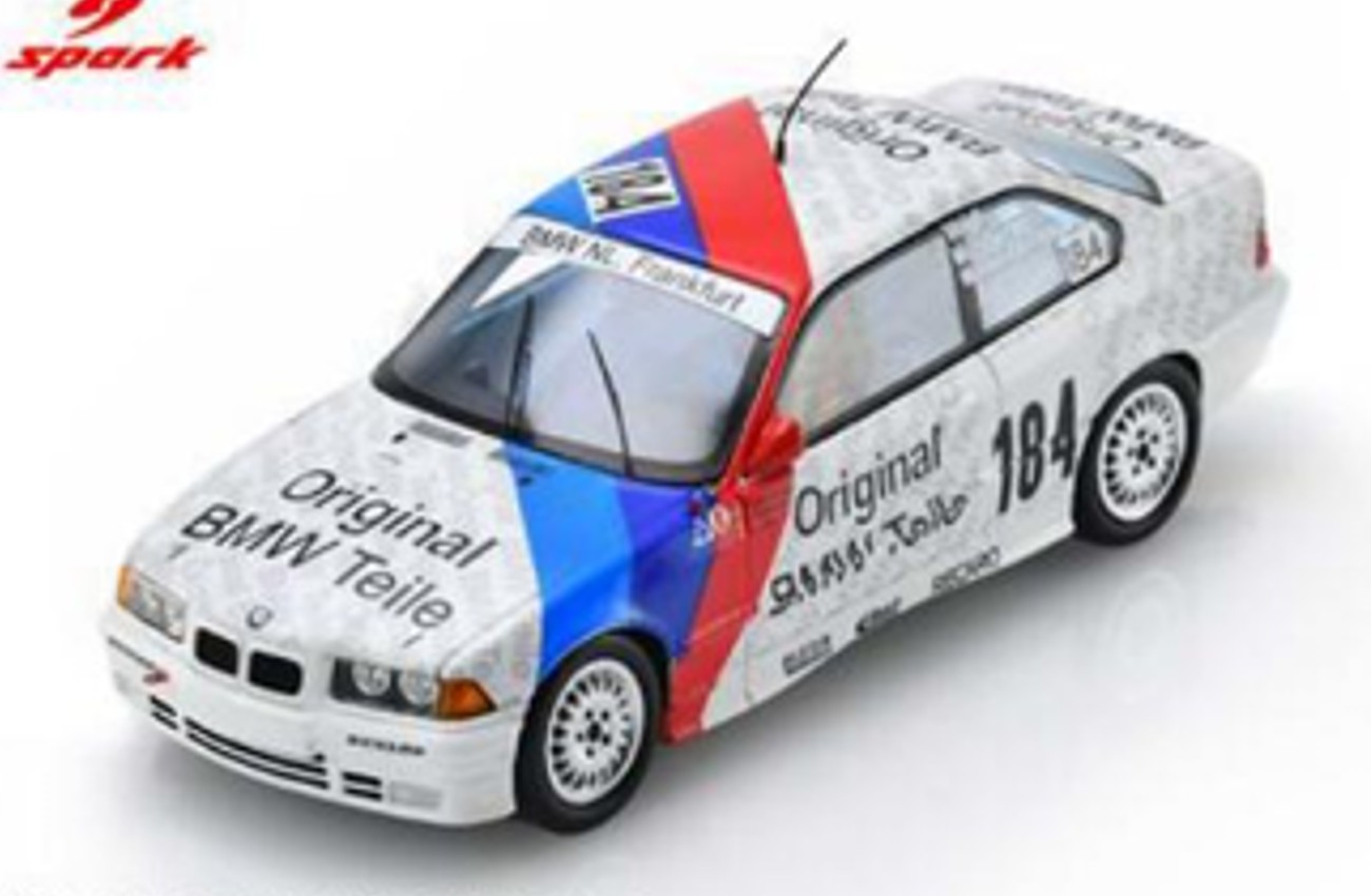 予約品　2027年3月頃　ミニカー　Spark　レジンモデル　1/43　SG1039　BMW 325i E36 No.184 33位 Nurburgring 24H 1992 T. Voigt C. Muhlberger D. Moller-Sonntag　9581677710399