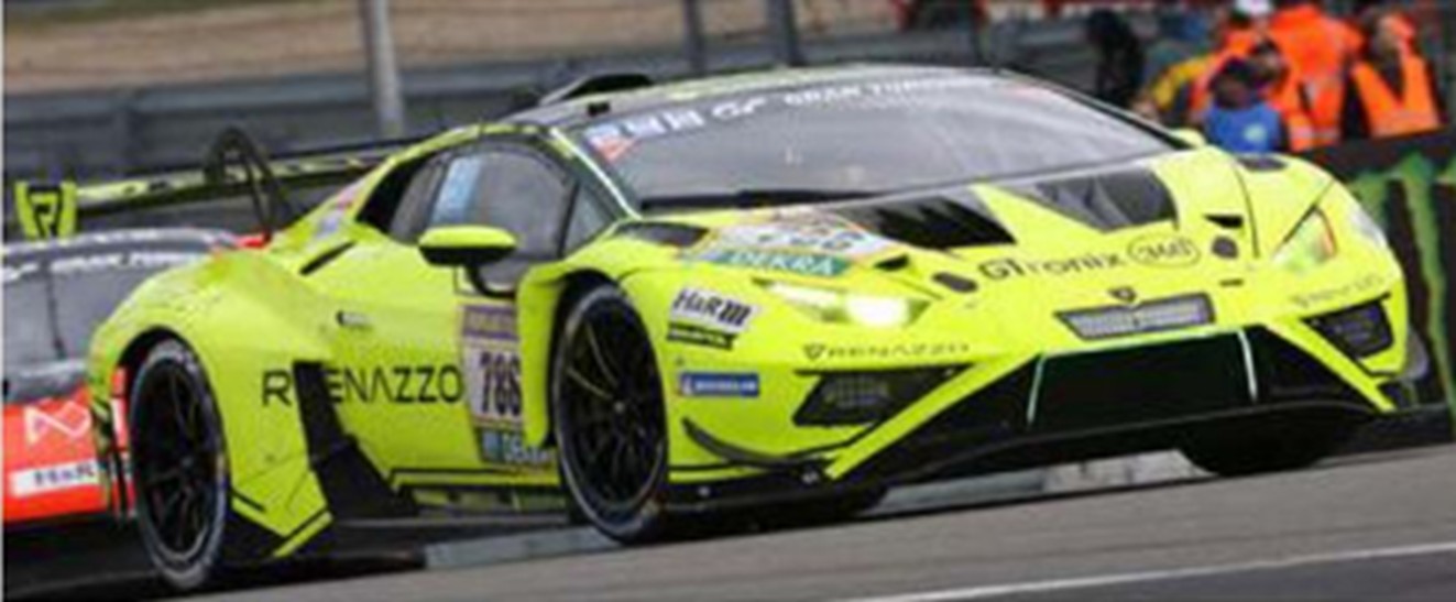 予約品　2027年6月頃　ミニカー　Spark　レジンモデル　1/43　SG1095　Lamborghini Huracan GT3 EVO2 No.786 Renazzo Motorsport 24H Nurburgring 2026 S. Nana C. Breuer D. Schmidtmann T. Mutsch　9581677710955