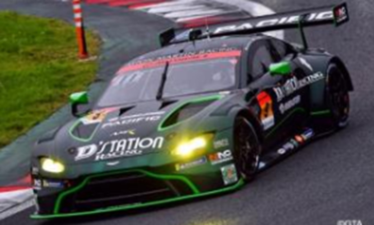 予約品　2023年秋以降順次　ミニカー　SPARK（スパーク）レジンモデル　1/43　SGT004　PACIFIC NAC D'station Vantage GT3 No.9 PACIFIC - D'station Racing GT300 SUPER GT 2020  Tomonobu Fujii Nicki Thiim　9581677300040