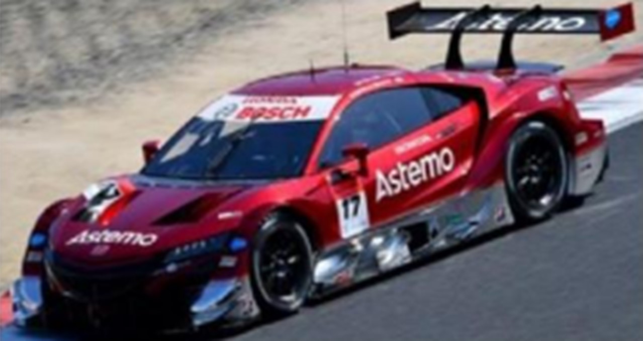 予約品　2024年3月以降順次　ミニカー　SPARK（スパーク）レジンモデル　1/43　SGT125　Astemo NSX-GT No.17 Astemo REAL RACING GT500 SUPER GT 2021 Koudai Tsukakoshi - Bertrand Baguette　9581677301252