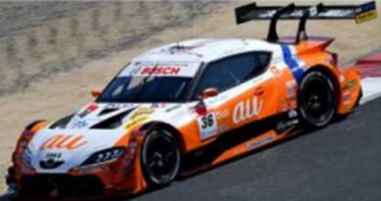 予約品　2024年2月以降順次　ミニカー　SPARK（スパーク）レジンモデル　1/43　SGT129　au TOM'S GR Supra No.36 TGR TEAM au TOM'S GT500 SUPER GT 2021 Yuhi Sekiguchi - Sho Tsuboi　9581677301290