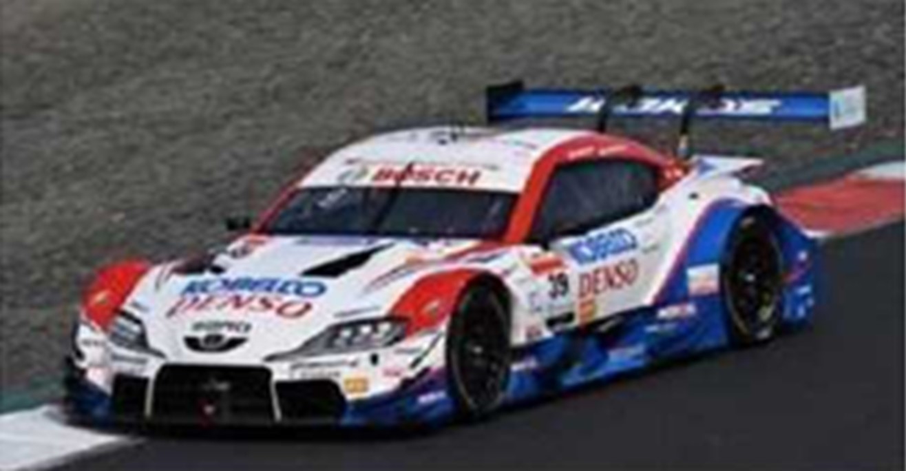 予約品　～2025年頃　ミニカー　SPARK（スパーク）レジンモデル　1/43　SGT162　トヨタ DENSO KOBELCO SARD GR Supra No.39 TGR TEAM SARD GT500 SUPER GT 2024 Y. Sekiguchi Y. Nakayama　9581677301627