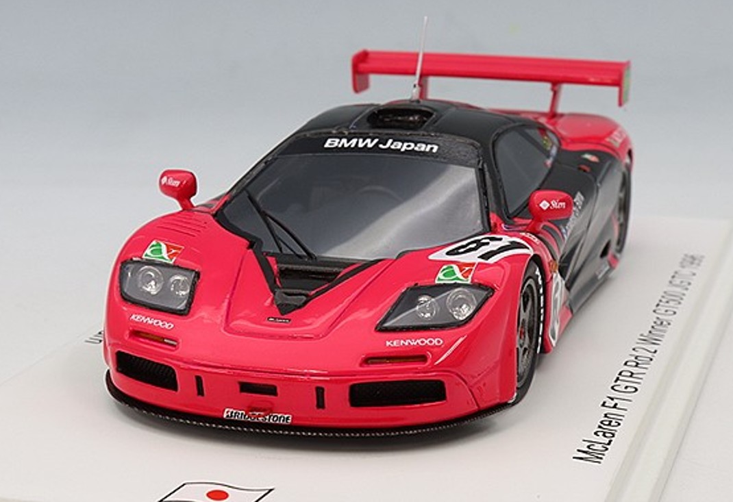ミニカー　Spark（スパーク）レジンモデル  1/43　SJ162　McLaren F1 GTR No.61 Rd.2 優勝 GT500 JGTC 1996 J. Nielsen D. Brabham　9580006761620