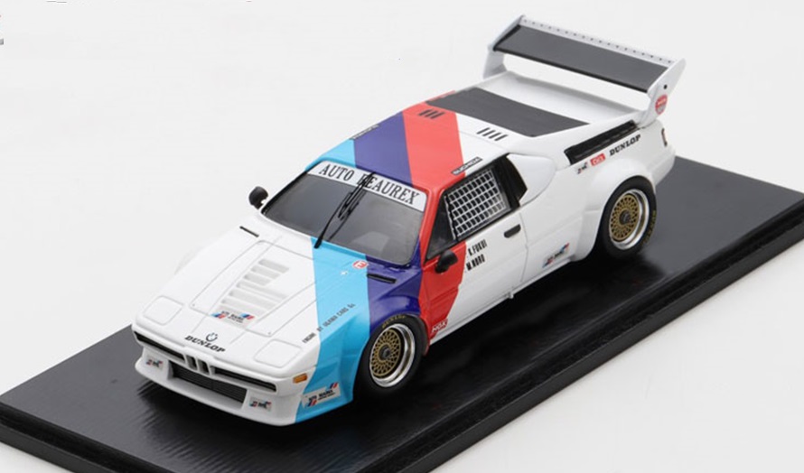 予約品　9月頃　ミニカー　KIDBOX（キッドボックス特注）　SPARK(スパーク) レジンモデル 1/43　SKB43037　BMW M1 Procar FUJI TEST 1980　9580006537379