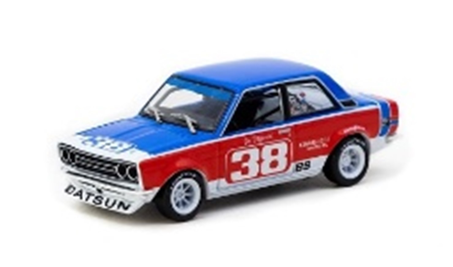 予約品　2025年2月頃　ミニカー　TARMAC（ターマック）ダイキャスト製　1/64　T64-052-73SCCA38　ダットサン（日産ブルーバード）Datsun 510 SCCA National Championship 1973 Jim Fitzgerald　9580015718943