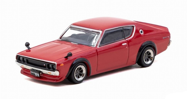 予約品　2027年3月頃　ミニカー　TARMAC（ターマック）ダイキャスト製　1/64　T64G-087-RE　日産スカーライン Nissan Skyline 2000GT-R (KPGC110) Red　9581015737118