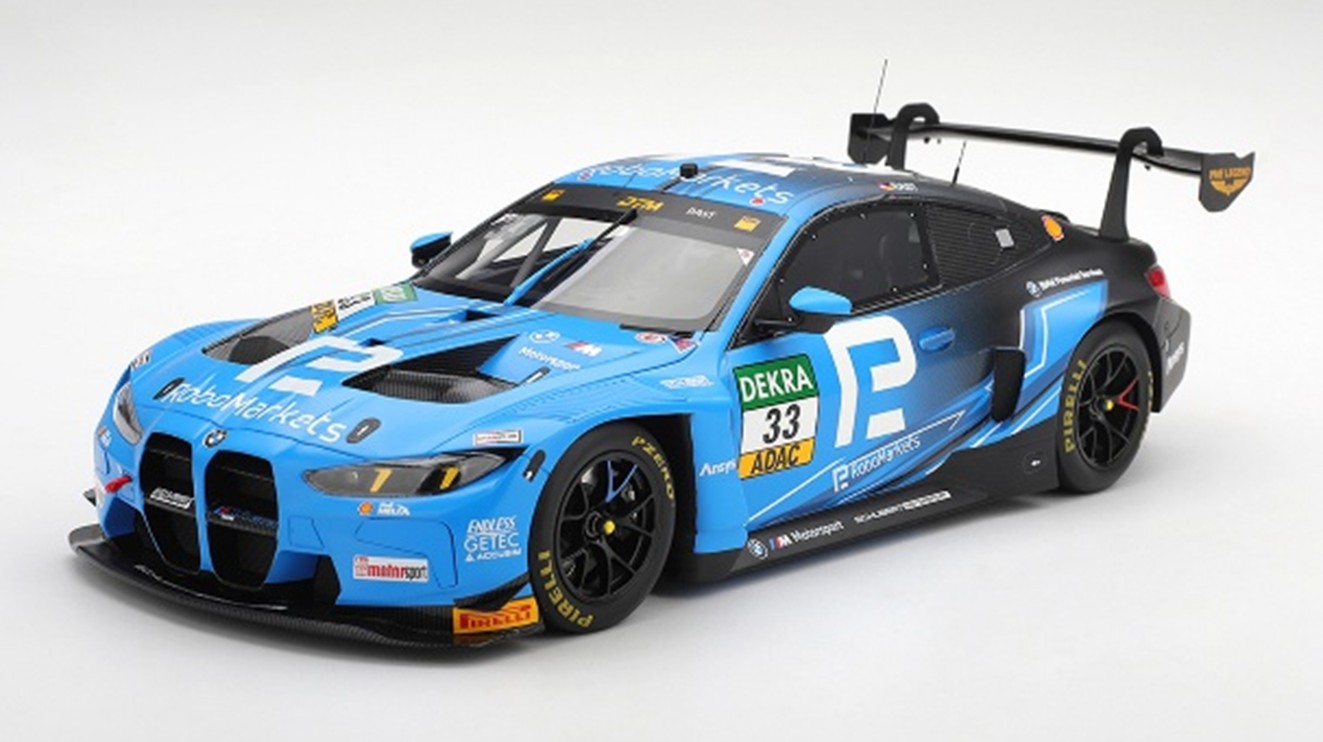 お取り寄せ予約品　9月以降　ミニカー　トップスピード TOP SPEED　レジンモデル　1/18　TS0670　BMW M4 GT3 EVO DTM Zandvoort Race 1 2025 優勝車 #33 Schubert Motorsport　840456309148