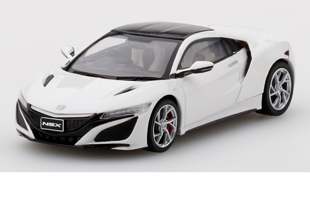 ミニカー　TSM MODEL　レジンモデル　1/43　TSM164388　ホンダ NSX 2017 130R ホワイト　4895183604147