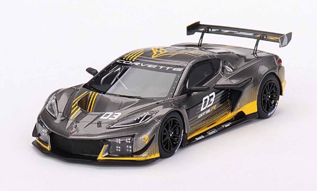 お取り寄せ予約品　2024年4月以降順次　ミニカー　TSM MODEL　レジンモデル　1/43　TSM430777　シボレー コルベット GT3.R デイトナ 2023 プレゼンテーション　810152140567