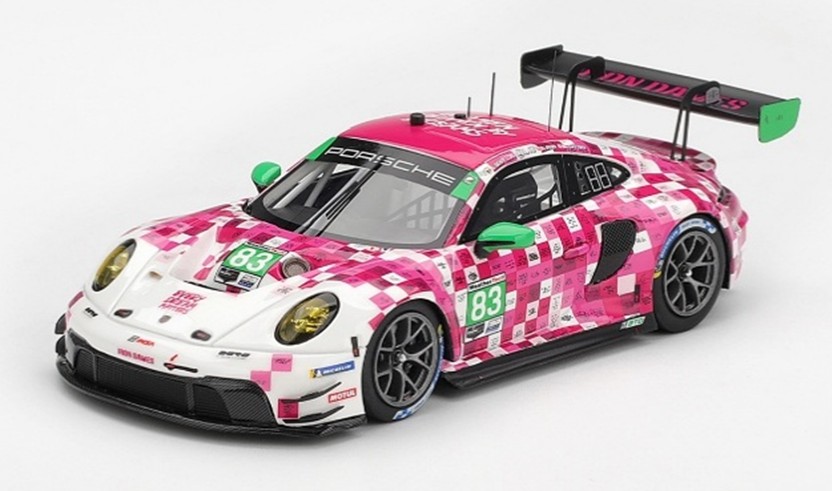 予約品　10月以降　ミニカー　TSMMODEL（TSMモデル）レジンモデル　1/43　TSM430943　ポルシェ 911 GT3 R (992) IMSA デイトナ24時間 2025 #83 Iron Dames　840456386811