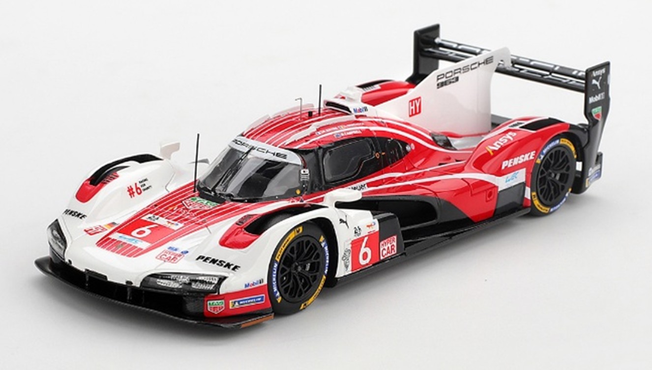 予約品　12月以降　ミニカー　TSMMODEL（TSMモデル）レジンモデル　1/43　TSM430944　ポルシェ 963 ル・マン24時間 2025 2位入賞車  #6  ポルシェ・ペンスキー・モータースポーツ　840456386828