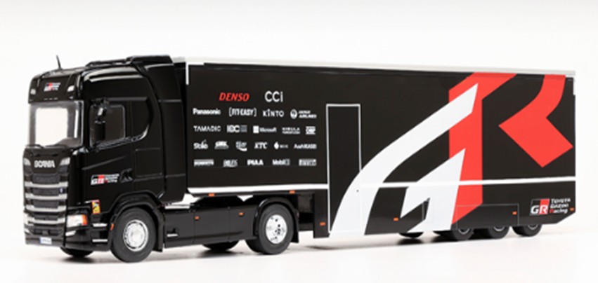 お取り寄せ予約品　9月頃　ミニカー　IXO(イクソ)モデル　ダイキャスト　1/43　TTR035　スカニア Sシリーズ (GRレーシング トランスポーター) 2024　4907981692667