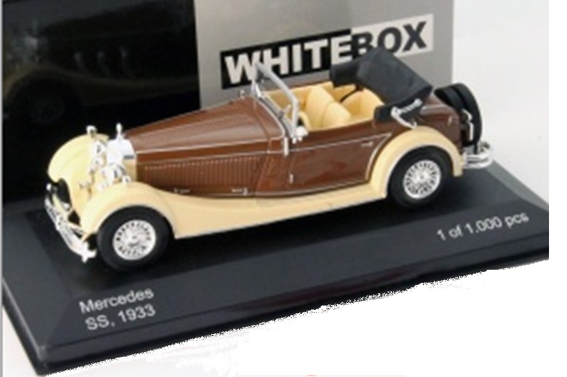 予約品　ミニカー　12月　Whitebox 1/43　WB071　メルセデス・ベンツ SS　（1933）　ベージュ／ブラウン