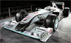 ミニカー　ミニチャンプス 1/43　410110077　メルセデス　ＧＰ　Ｍ．シューマッハ　ショーカー２０１１