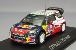 ミニカー　NOREV 1/43　155351　シトロエン　DS3　2011年WRCラリーメキシコ　優勝 ドライバー：Loeb/Elena