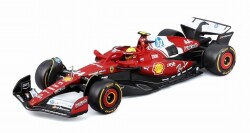 お取り寄せ予約品　2026年4月頃　ミニカー　BURAGO（ブラゴ） ダイキャストモデル　1/43　18-36852H　フェラーリ SF-25 2025  No,44 L.ハミルトン ドライバー付　4548565515639