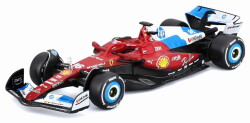 予約品　11月頃　ミニカー　BURAGO（ブラゴ） ダイキャストモデル　 1/43　18-36853LMIA　フェラーリ SF-25 マイアミGP 2025  No.16 C.ルクレール ウィンドウボックス　4548565530007