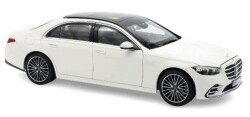 予約品　12月頃　ミニカー　NOREV（ノレブ） ダイキャストモデル　1/18　183807　メルセデスベンツ MB Sクラス AMGライン 2021 ホワイト　3551081838074