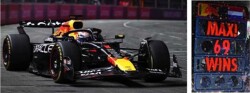 予約品　2026年6月頃　ミニカー　Spark（スパーク）レジンモデル　1/18　18S1116　Oracle Red Bull Racing RB21 No.1 優勝 Las Vegas GP 2025 Max Verstappen with pit board　9581677811164