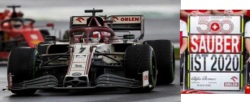 ミニカー SPARK(スパーク) レジンモデル 1/18　18S568　Alfa Romeo Racing ORLEN C39 No.7 Turkish GP 2020 Sauber 500th Race With Pit Board  Kimi Raikkonen　9580006475688