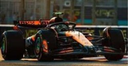 予約品　2025年6月頃　ミニカー　SPARK（スパーク）レジンモデル　1/18　18S665　McLaren MCL38 McLaren No.4 優勝 Abu Dhabi GP 2024 Lando Norris　9580006476654