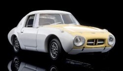 予約品　12月頃　ミニカー　トミーテック　トミカビンテージ　1/64　337607　ＬＶ－２１５ｂ　トヨタ スポーツ８００ カスタムカラー仕様 （白／黄）６５年式　4543736337607