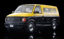 予約品　12月頃　ミニカー　トミーテック　トミカビンテージ　1/64　340157　ＬＶ－Ｎ３４４ｂ　シボレー　アストロ　バン　（ＭＯＯＮＥＹＥＳ）　黄／黒　4543736340157