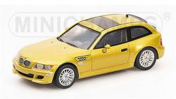 ミニカー MINICHAMPS 1/43 BMW M クーペ 1999 イエローメタリック