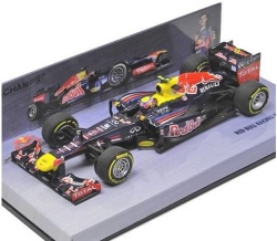 ミニカー　ミニチャンプス 1/43　410120002 本選仕様　レッド ブル レーシング ルノー RB8 M .ウェバー 2012