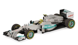 ミニカー　ミニチャンプス 1/43　410120008 本選仕様　メルセデス AMG ペトロナス F1チーム W03 N .ロズベルグ 2012