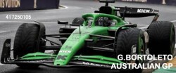 予約品　11月以降順次　ミニカー　MINICHAMPS（ミニチャンプス）　レジンモデル　1/43　417250105　ステーク F1チーム キック ザウバー C45 ガブリエル・ボルトレート オーストラリアGP 2025　4012138788367