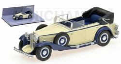 ミニカー　MNICHAMPS 1/43 436039408　マイバッハ ツェッペリン 1932 ホワイト/ブルー