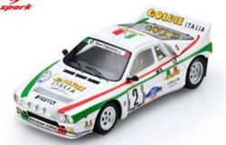 予約品　2027年4月頃　ミニカー　Spark　レジンモデル　1/43　43TF84　Lancia 037 Rally No.2 優勝 Targa Florio Rally 1984 "Tony" M. Sghedoni　9580006180841