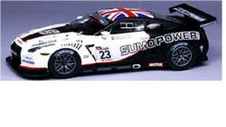 ミニカー　EBBRO 1/43　44383　ニッサン　GT-R GT1 2010 Sumo Power GT #23 ホワイト/ブラック