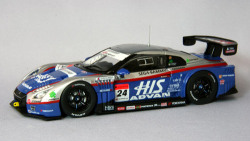 ミニカー　EBBRO 1/43　44444  HIS アドバン　コンドー ＧＴ-Ｒ SUPER ＧＴ500 2010 ＃24 Ｒｄ．3 Ｆｕｊｉ 限定品