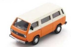 ミニカー　Schuco（シュコー）　1/64　452037800　フォルクスワーゲン VW T3 Luxus Bus 2-tone beige/orange　9581677203785