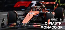 予約品　12月頃　ミニカー　MINICHAMPS（ミニチャンプス） ダイキャスト　1/64　530257181　マクラーレン F1チーム MCL39 オスカー・ピアストリ モナコGP 2025　4012138789494