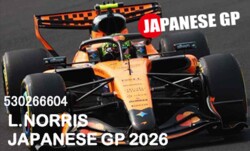 予約品　10月以降順次　ミニカー　MINICHAMPS（ミニチャンプス）ダイキャストモデル　1/64　530266604　マクラーレン マスターカード F1チーム MCL40 ランド・ノリス 日本GP 2026　4012138793217