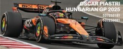 予約品　2026年4月頃　ミニカー　MINICHAMPS（ミニチャンプス） レジンモデル　1/43　537255681　マクラーレン F1チーム MCL39 オスカー・ピアストリ ハンガリーGP 2025　4012138790124