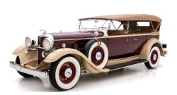 予約品　12月頃　ミニカー　サンスター SunStar　ダイキャストモデル　1/18　6221　フォード リンカーン KB 1932 トップアップ アスコットマルーン　0657440062213