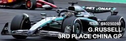 予約品　12月頃　ミニカー　MINICHAMPS（ミニチャンプス） ダイキャスト　1/64　640250263　メルセデス-AMG ペトロナス F1チーム W16 E パフォーマンス ジョージ・ラッセル 中国GP 2025 3位入賞　4012138789425