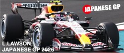 予約品　10月以降順次　ミニカー　MINICHAMPS（ミニチャンプス）ダイキャストモデル　1/64　640260330　ビザ キャッシュ APP RB F1 VCARB03 リアム・ローソン 日本GP 2026　4012138793118