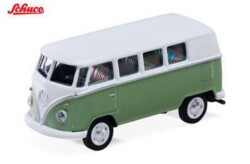 予約品　2027年5月以降　ミニカー　Schuco（シュコー） ダイキャストモデル　1/64　64U00122　1966 VW T1 Bus, green/white　9581677371224