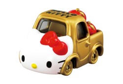 ミニカー　タカラトミー　1/64　934547　ドリームトミカ SP ハローキティ50周年記念 ハローキティ（ゴールド）　4904810934547