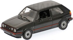 ミニカー　MAXICHAMPS（マキシチャンプス）（MINICHAMPS）ダイキャストモデル　1/43　940054125　フォルクスワーゲン ゴルフ II  2ドア GTI 16V 1985 ブラックメタリック　4012138780767