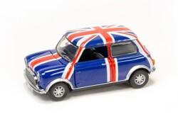 ミニカー　トイイースト TINY(タイニー)　 1/64　ATC64544　Tiny City 154 ミニクーパー ユニオンジャックカラー (RHD)　4895135153044