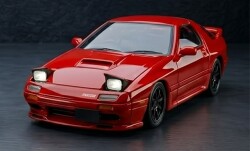 お取り寄せ予約品　10月以降　ミニカー　ATS-MODELS　ダイキャスト　1/64　ATS880205　マツダ MAZDA RX-7 FC3S レッド　6979358050019