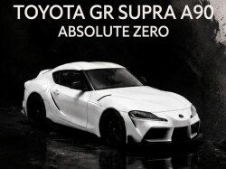 予約品　12月以降　ミニカー　ATS-MODELS　ダイキャスト　1/64　ATS882103　トヨタスープラ Toyota GR SUPRA A90 アブソリュート・ゼロ (ホワイト）　4981932088266
